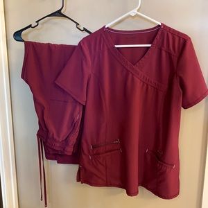 Maroon Scrubstar scrubs